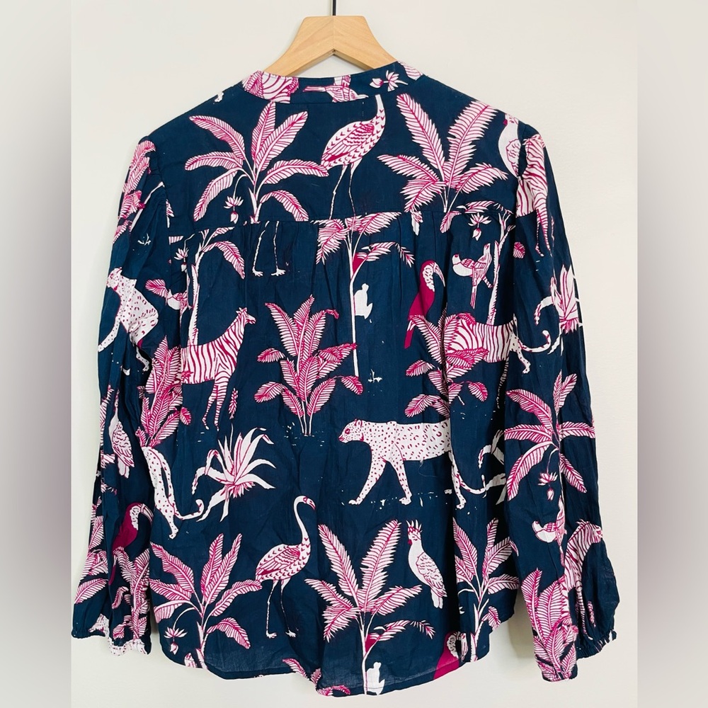 NWT Jude Connally Lorraine Pullover Top in Safari Print - Picture 7 of 11